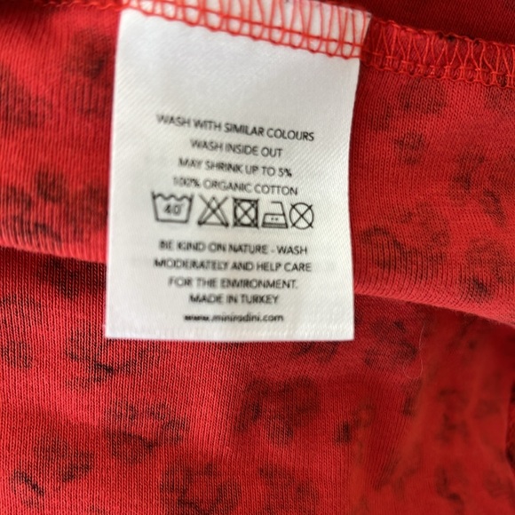 NWOT Mini Rodini Leopard Dress - Size 10 - Picture 4 of 4